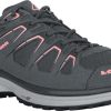 Naiset LOWA Vaellus- Ja Retkeilykengat | Naisten Innox Evo Gtx Lo Vaelluskengat - Matalat Gore-Tex Kengat Asphalt / Salmon