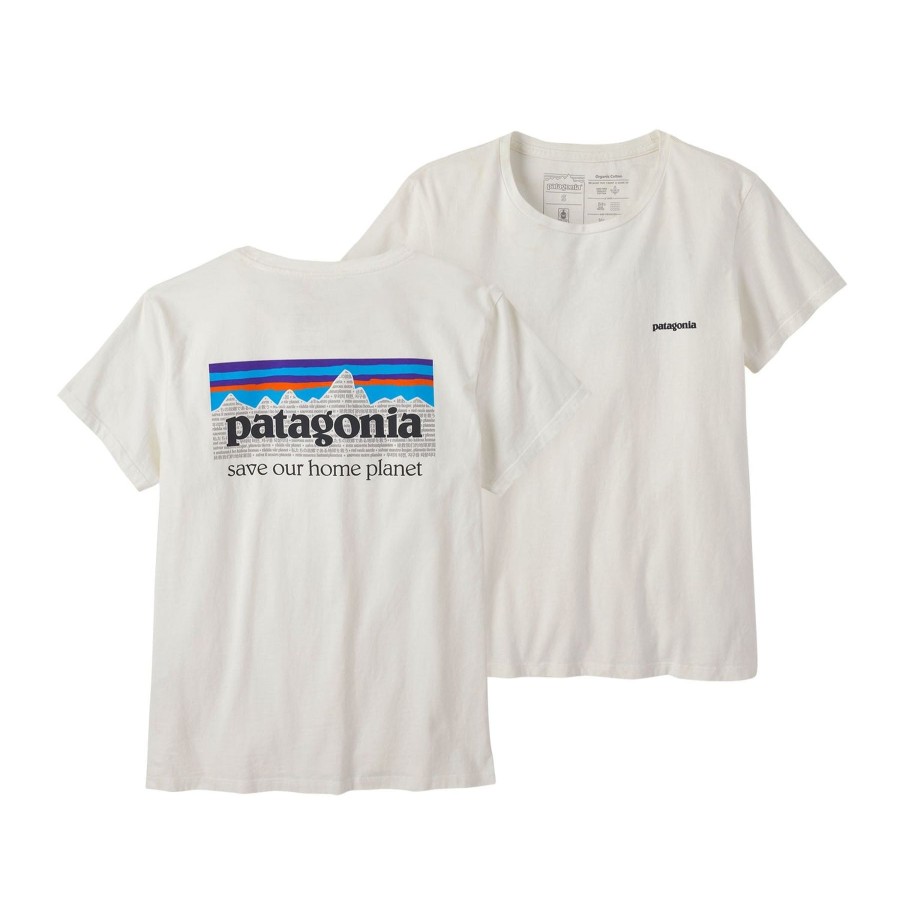 Naiset Patagonia T-Paidat | Naisten P-6 Mission Organic T-Paita - 100 % Luomupuuvillaa