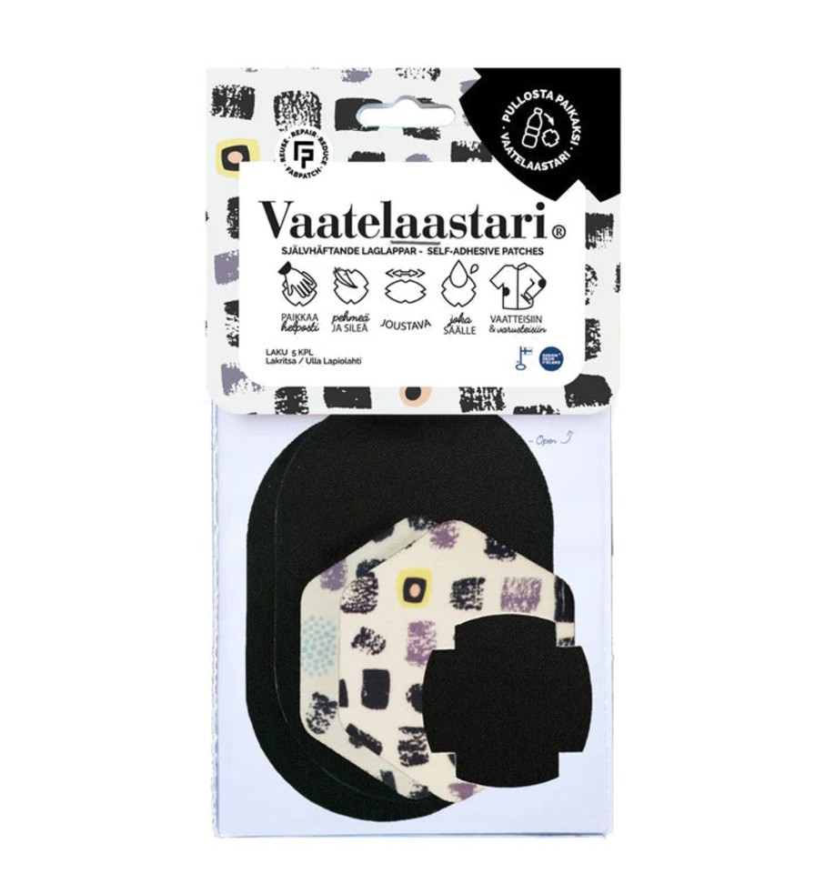 Laukut Ja Muut Varusteet Vaatelaastari Vaatteiden Korjaus | Vaatelaastari Laku 5Kpl - Fabpatch Kierratetysta Polyesterista