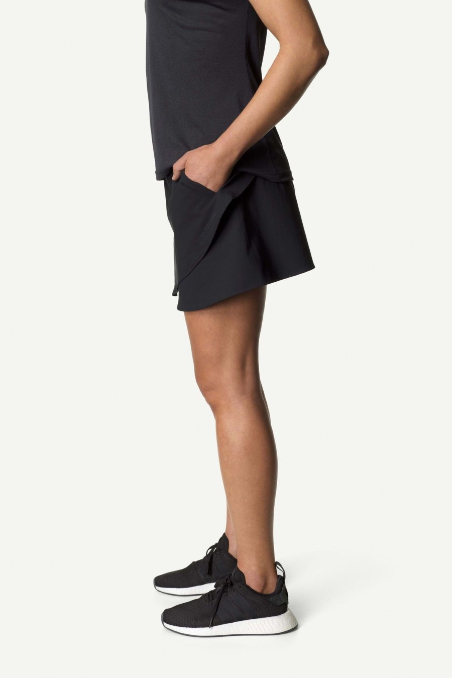 Naiset Houdini Padel & Tennis | Naisten Skort-Shortsihame - Kierratettya Polyesteria